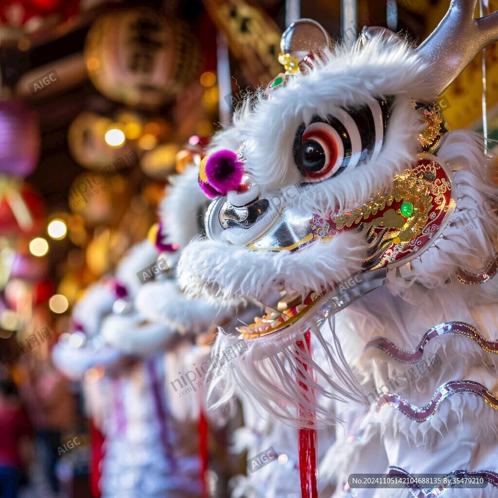 龙狮灯