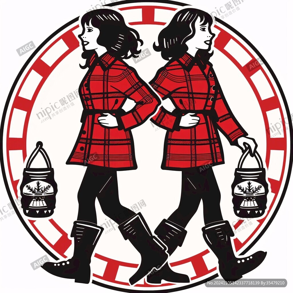 女孩逛街
