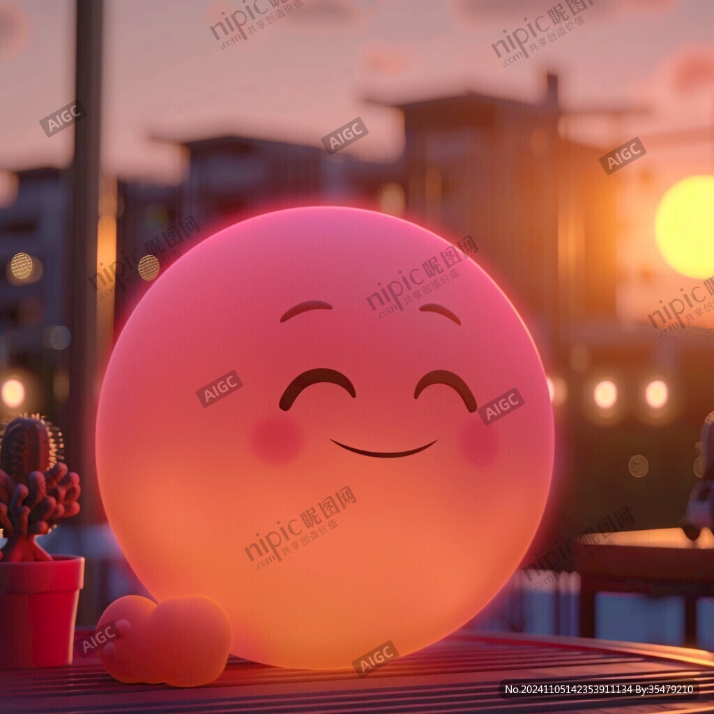 情绪拟人3d元素