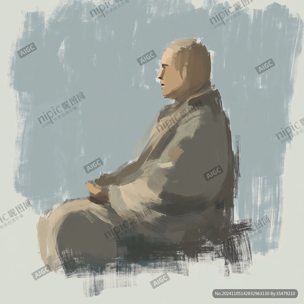 和尚插画