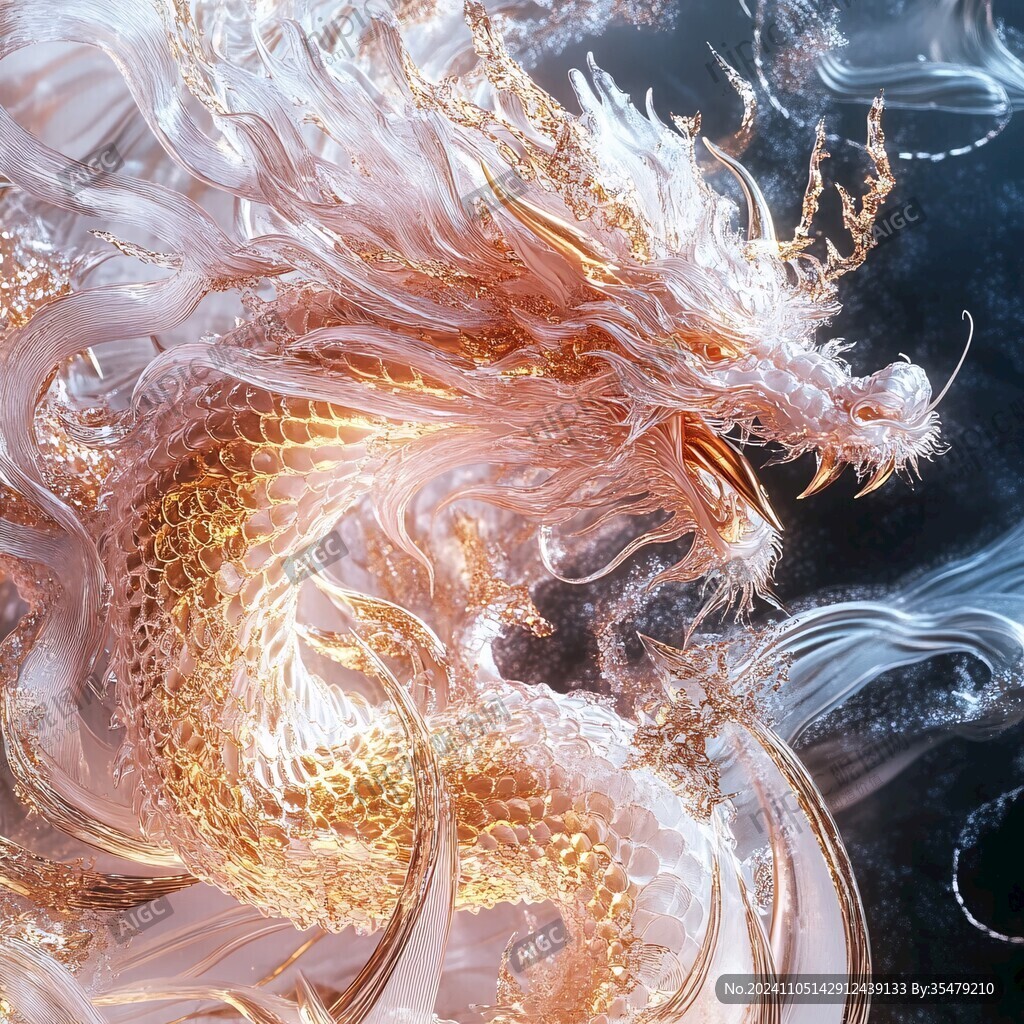 高清唯美双龙戏珠