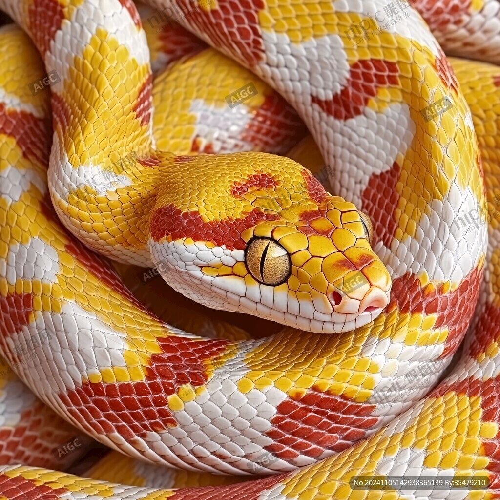 红点锦蛇素材