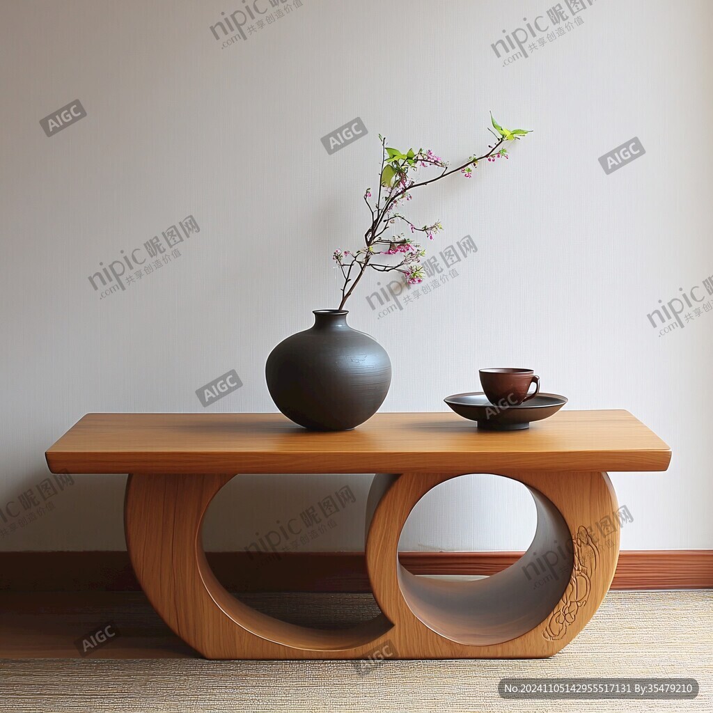 简中式花几