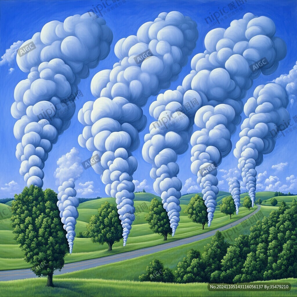 电脑绘画风景画