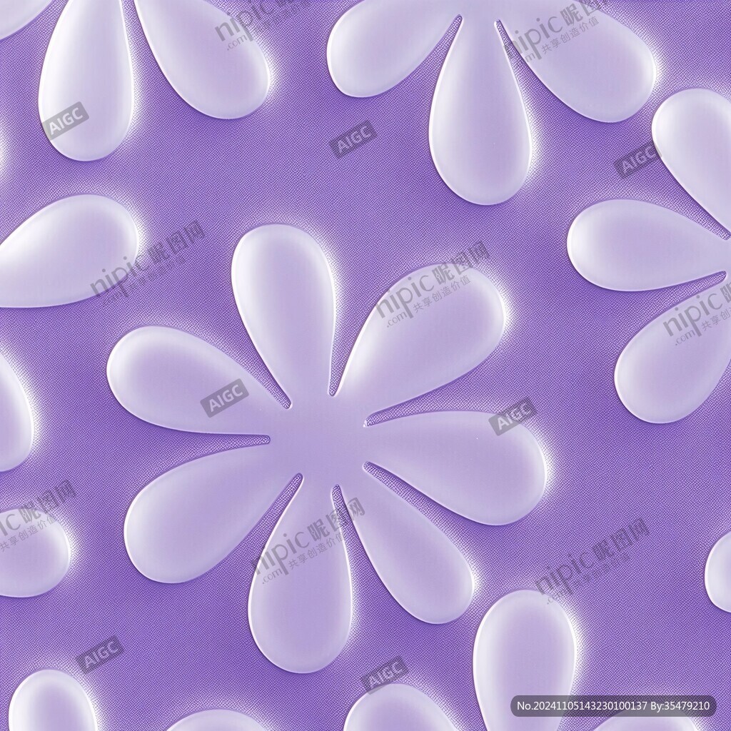 紫色立体质感花纹