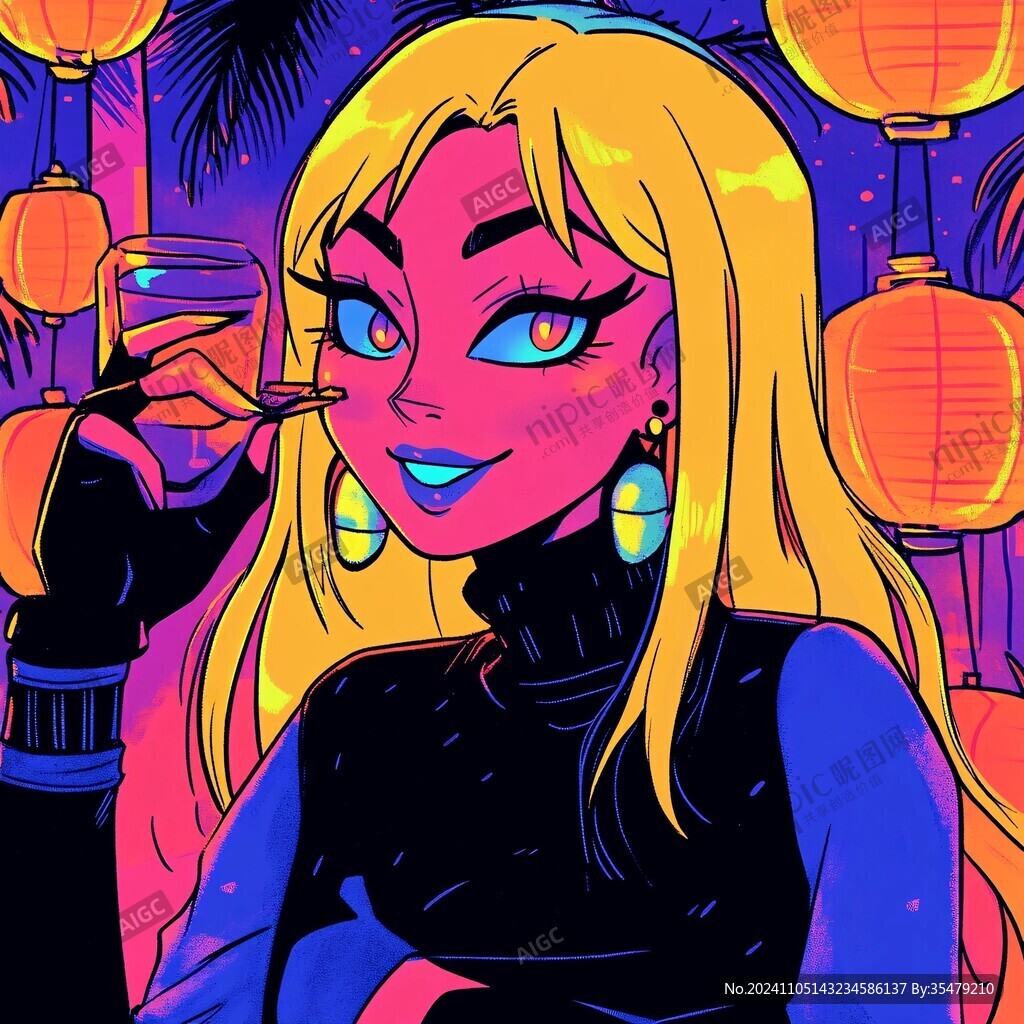波普风插画