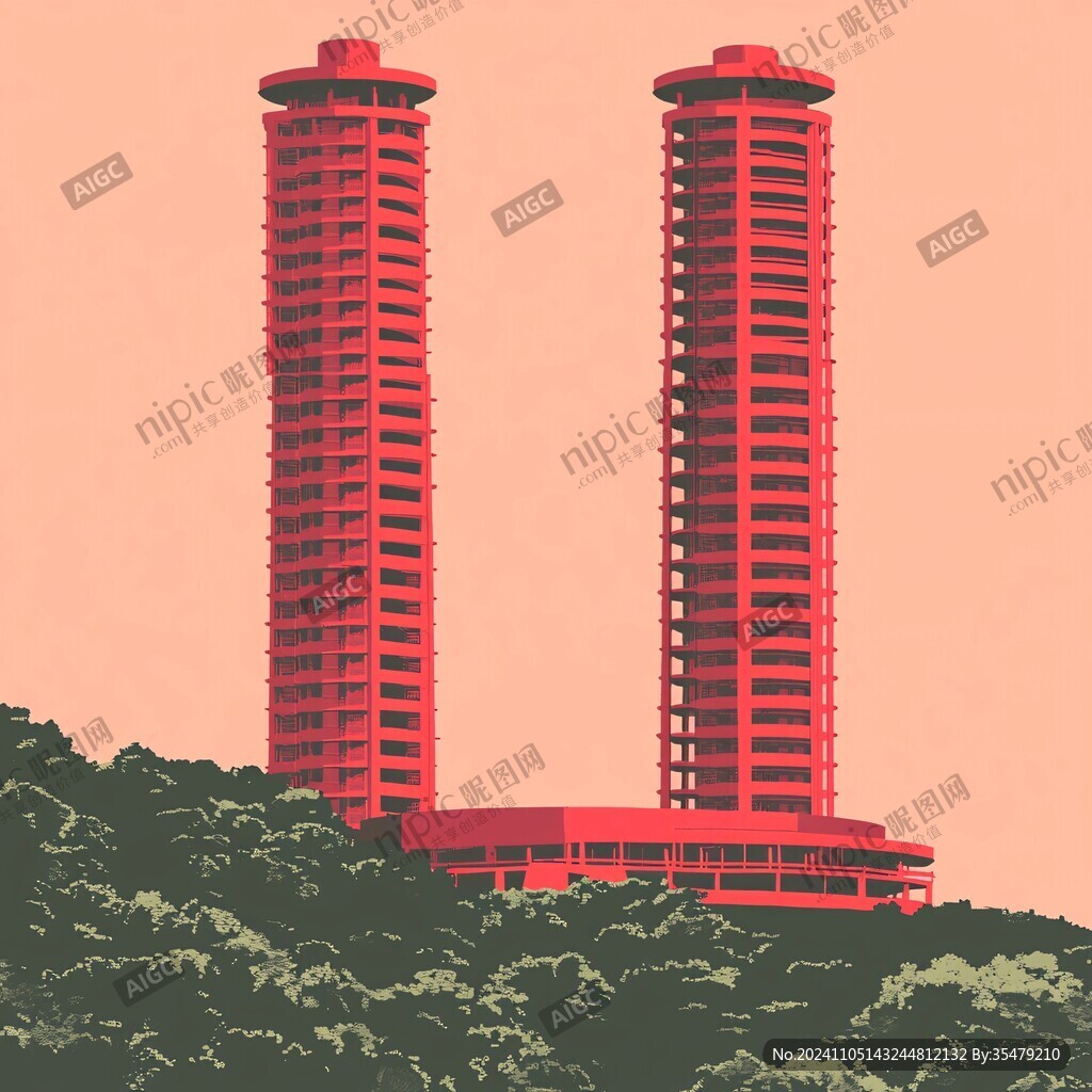 插画楼房