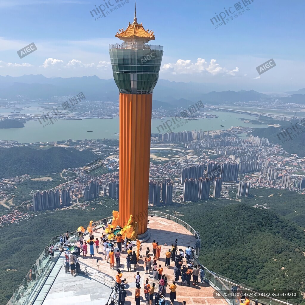 圭峰山观光塔