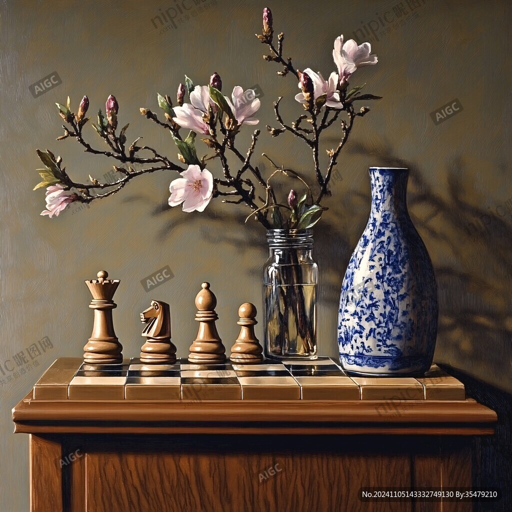 围棋花瓶