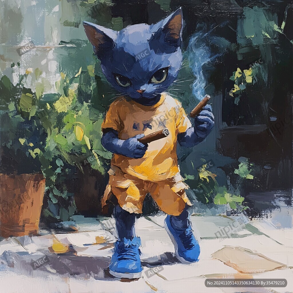 猫与老鼠系列插画