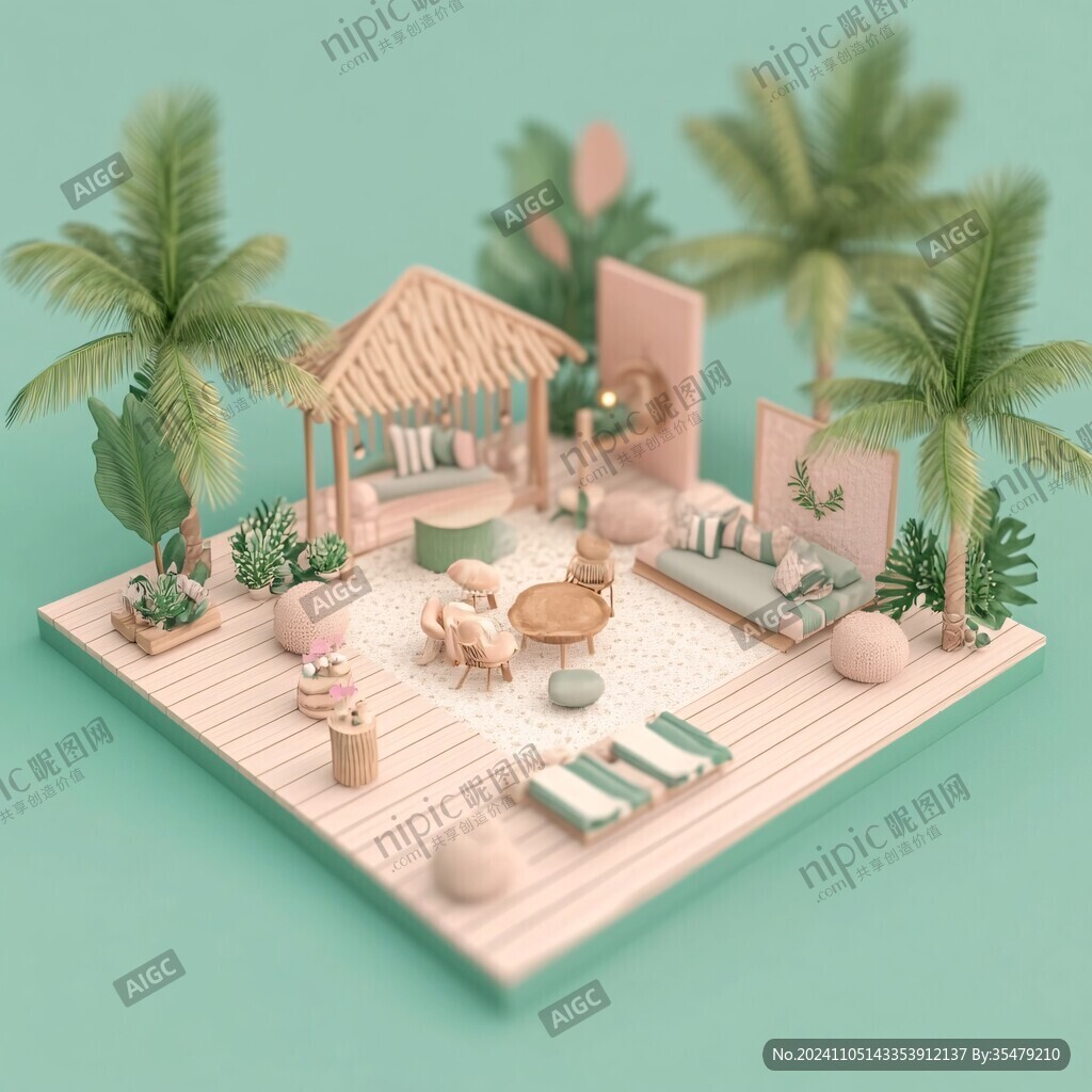 立体淘宝场景图