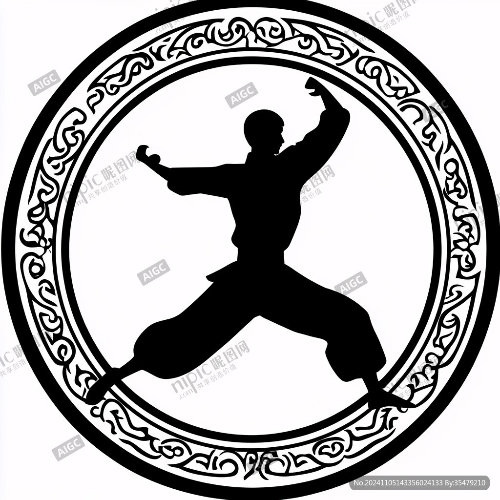 武术教练老师logo