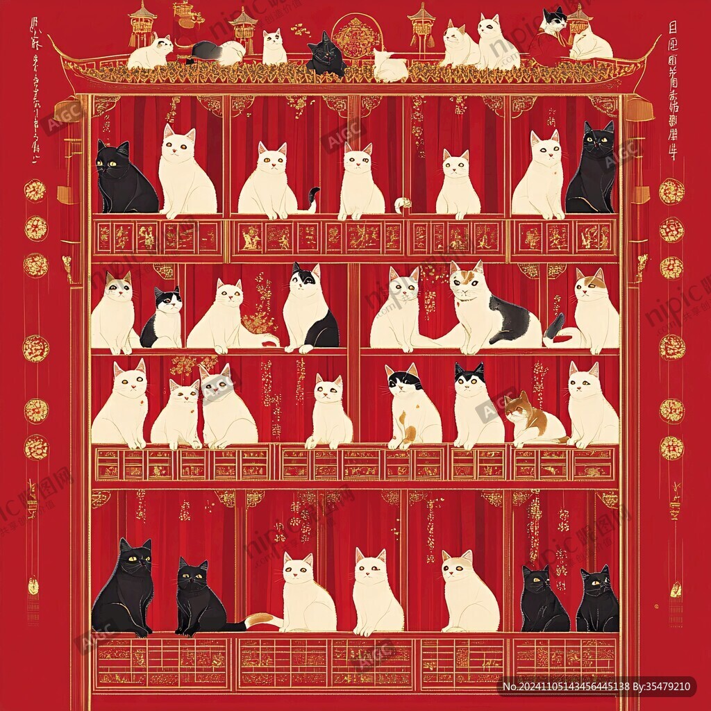 招财猫文创插图