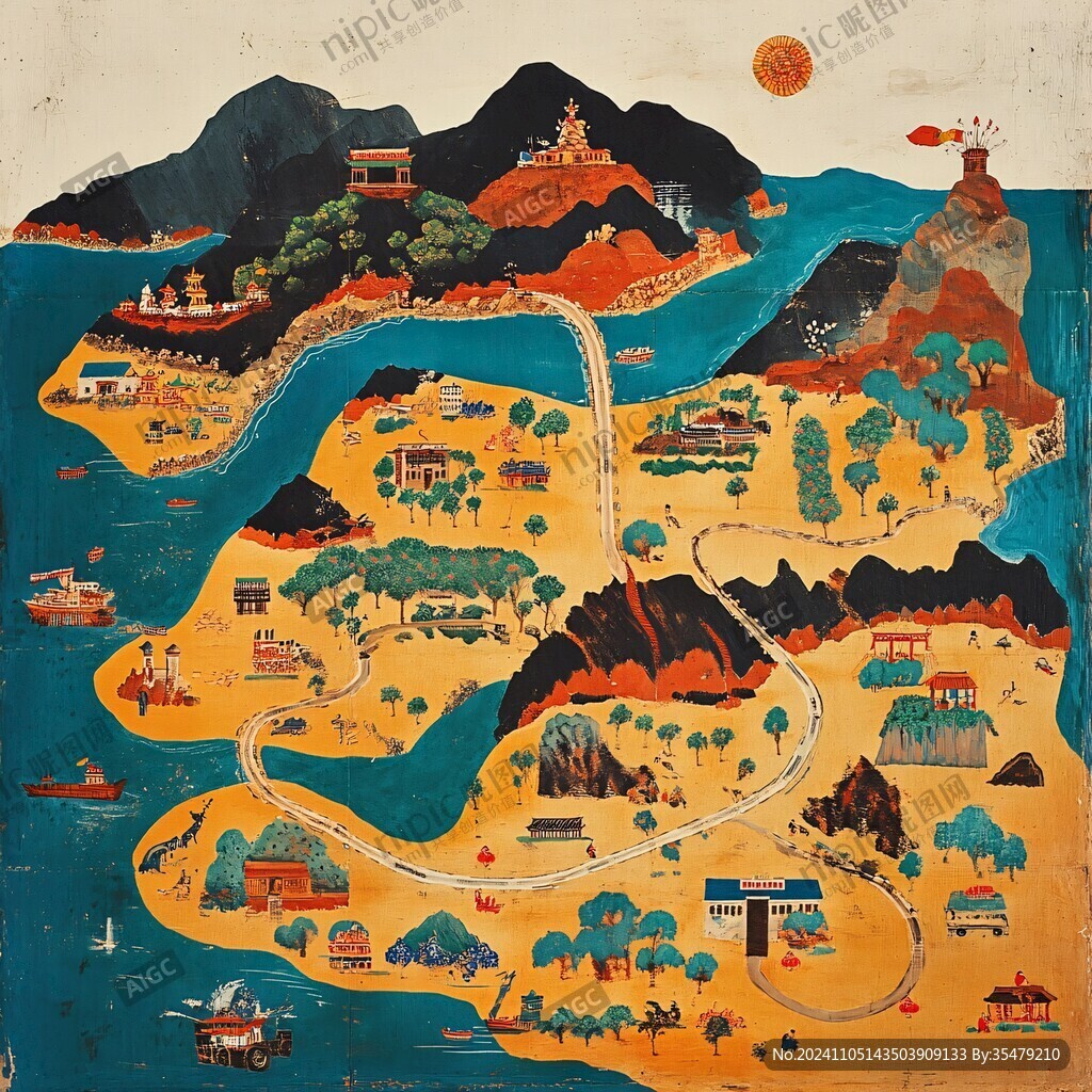 源平八岛大合战之图