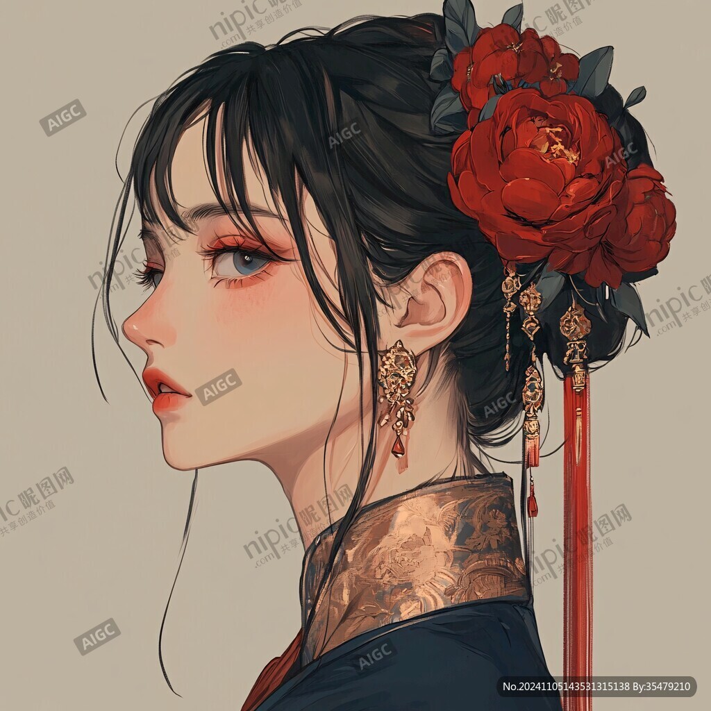 国风女性头像