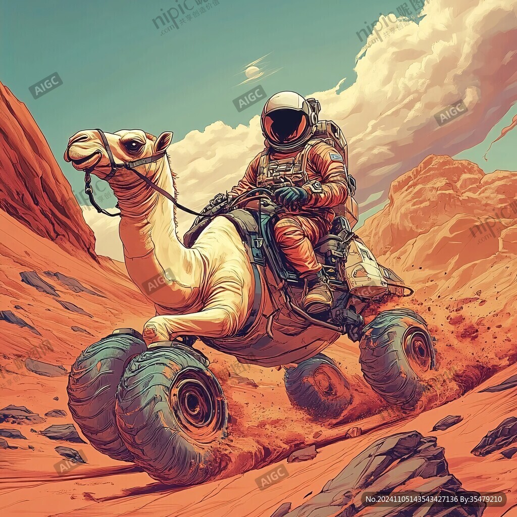 科幻题材插画