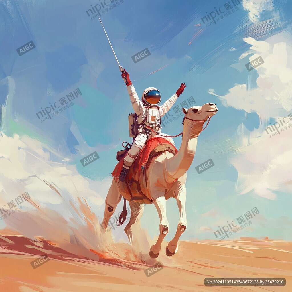 阿拉善插画科技旅游