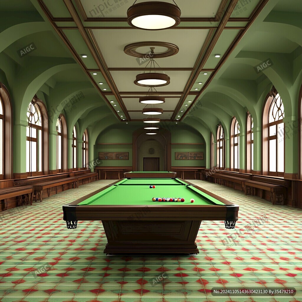 复古台球室