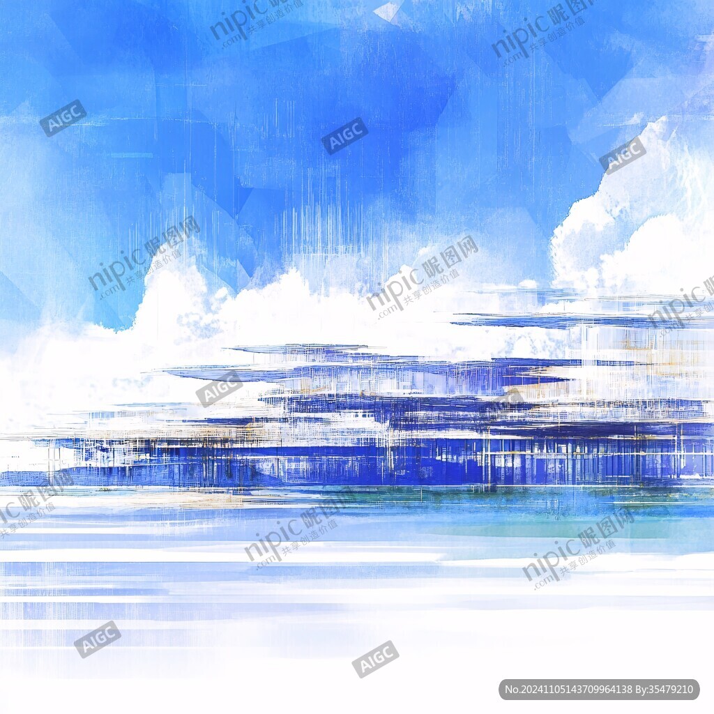 大气简约抽象装饰画