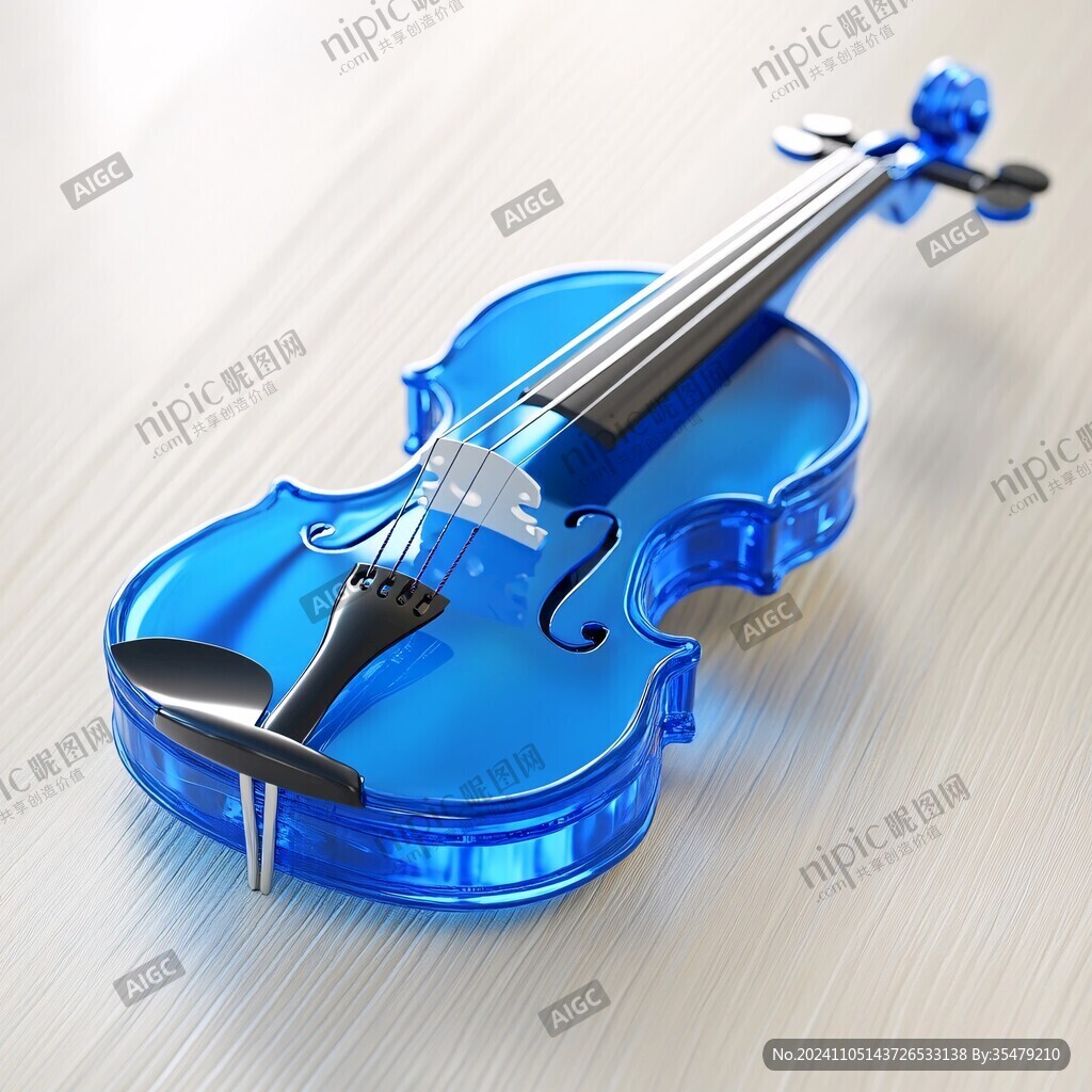 小提琴3d效果图