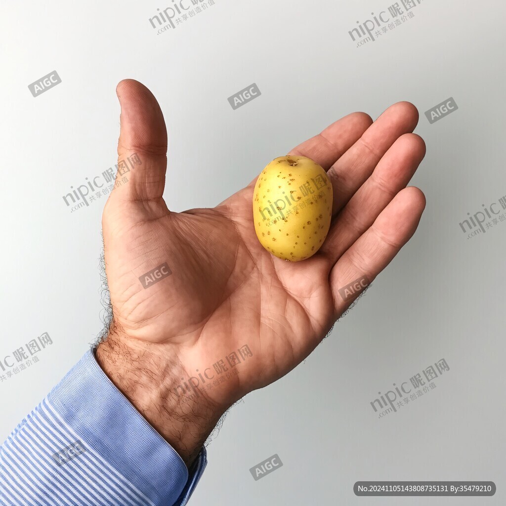 手拿黄金小土豆