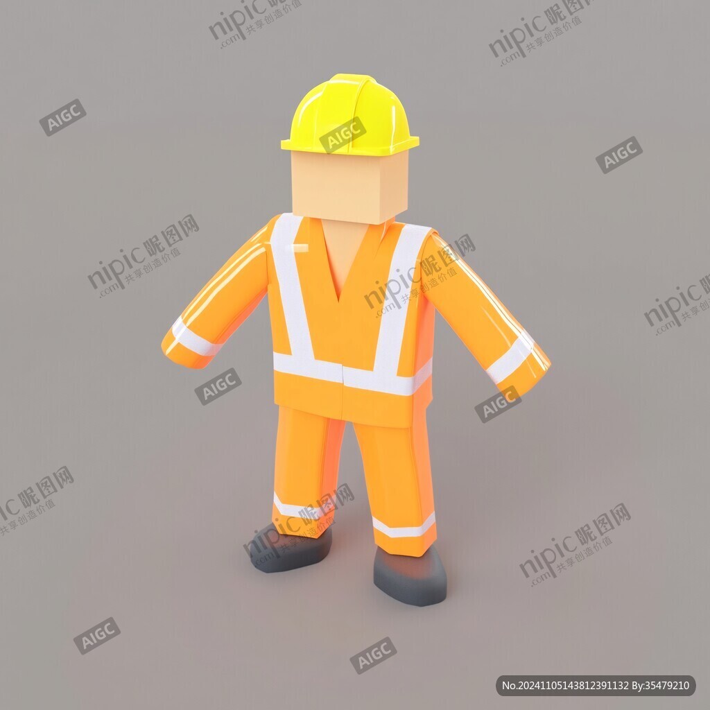 消防员人物模型