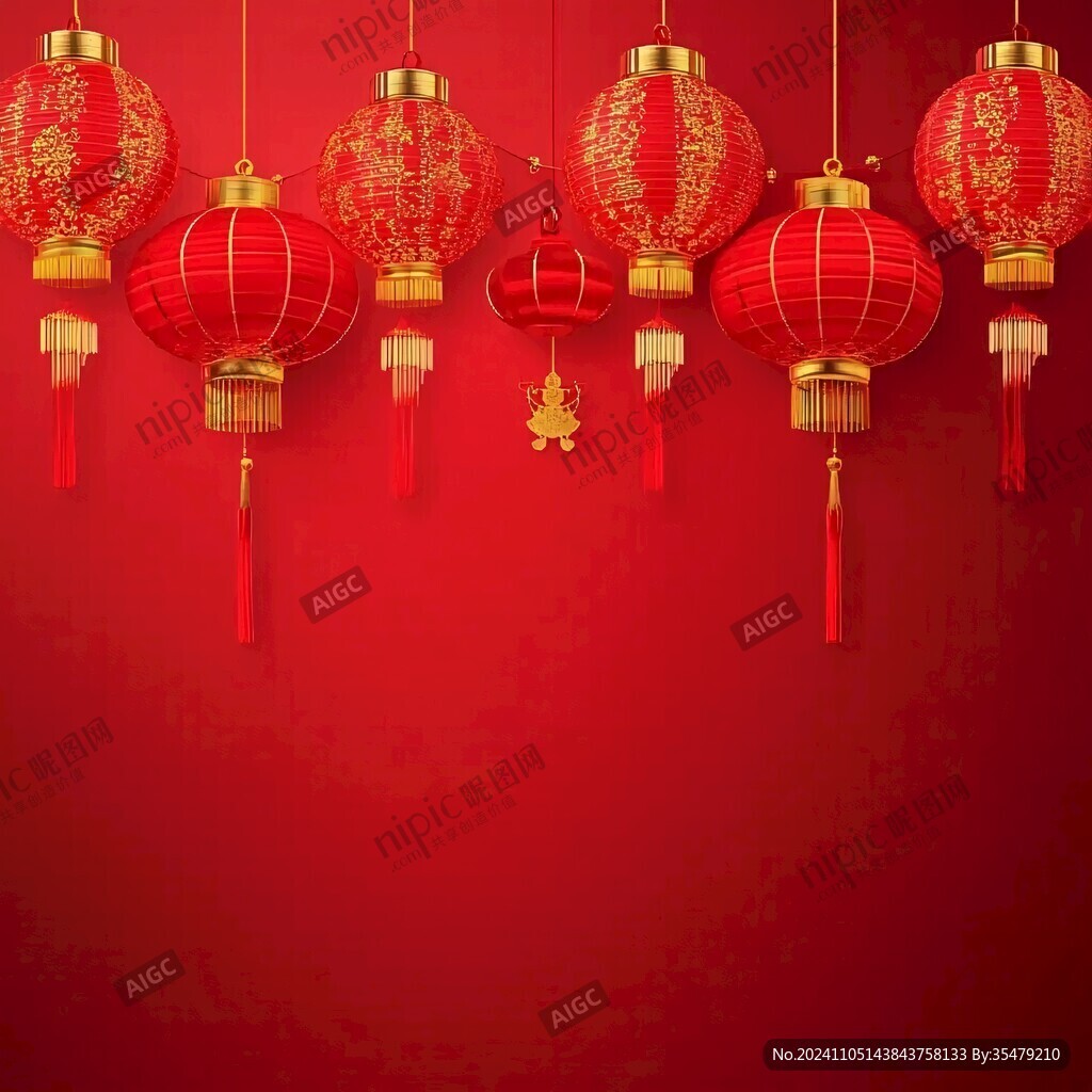 灯笼喜庆背景