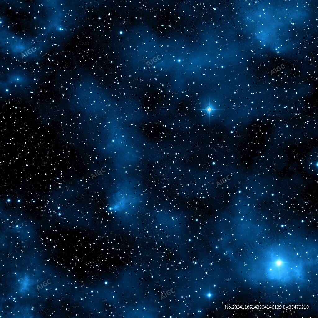 星空宇宙蓝色星空