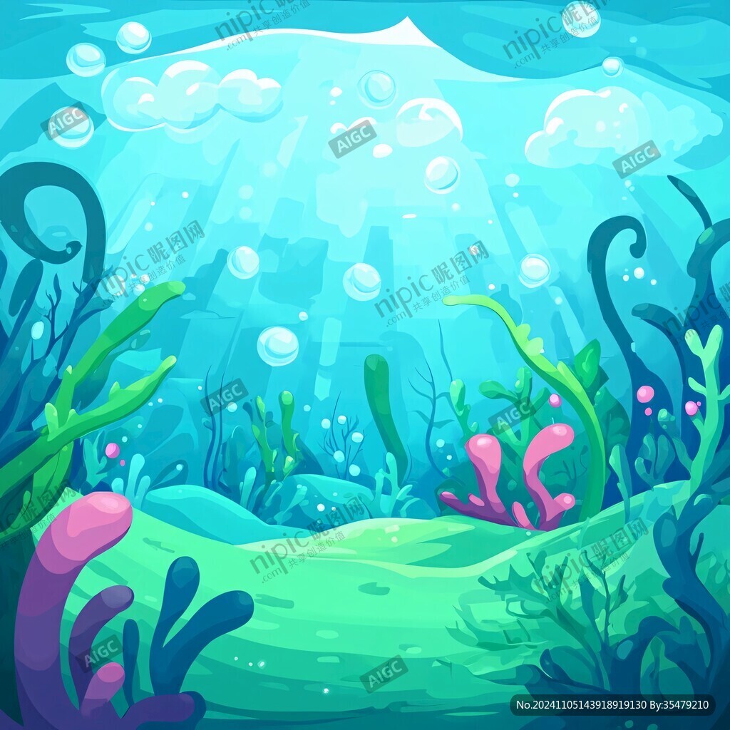海底插画