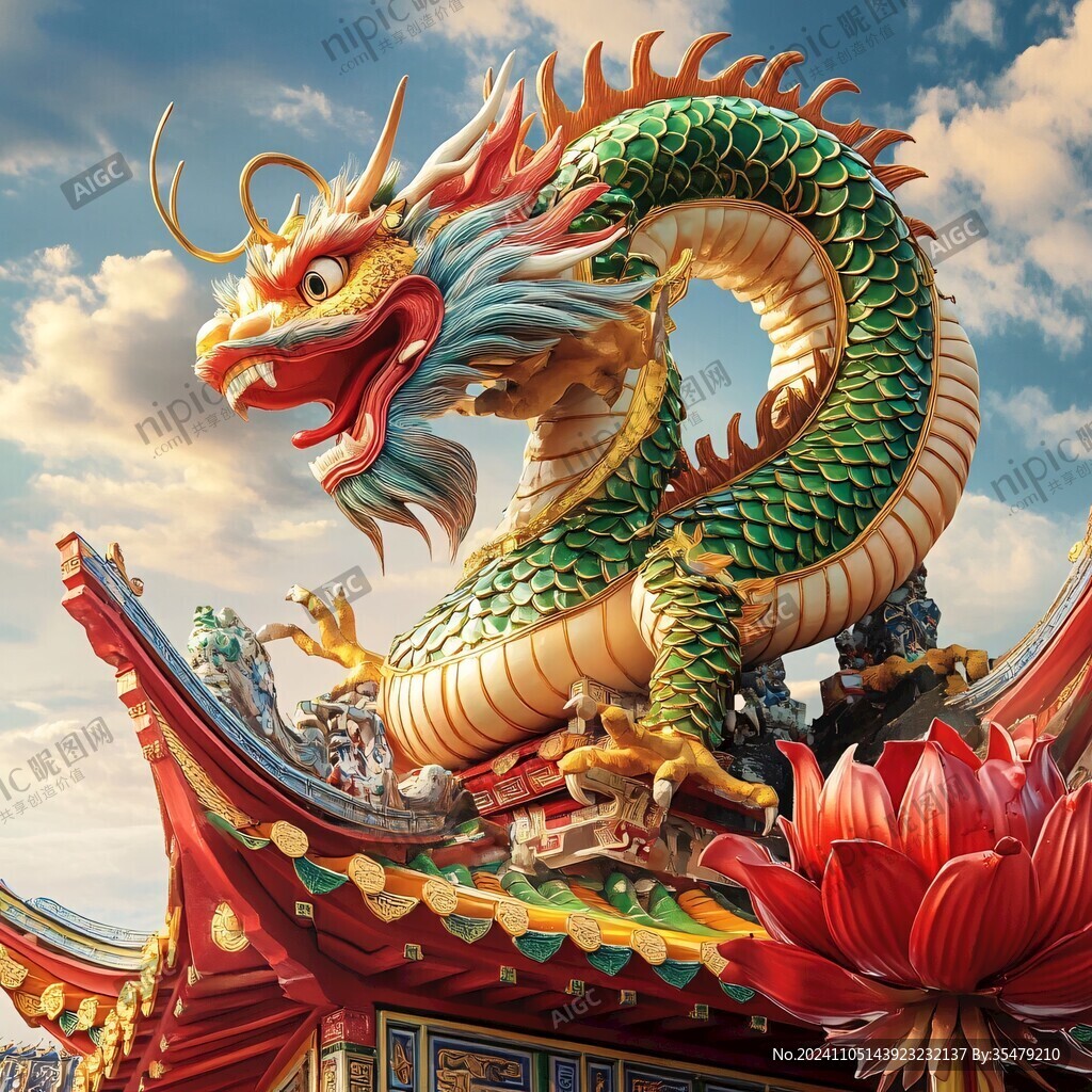 高清唯美双龙戏珠