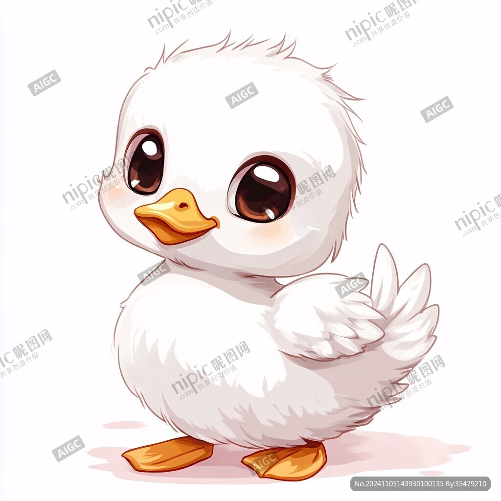 q版鸭设计