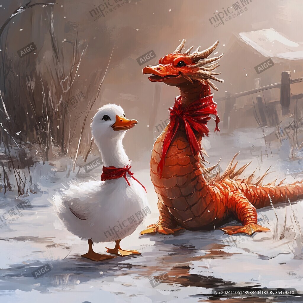 插画鸭