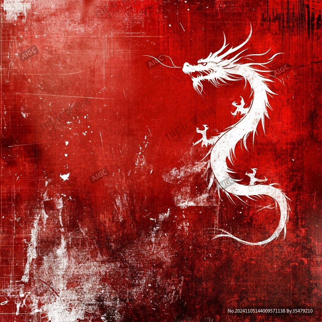 龙字背景图