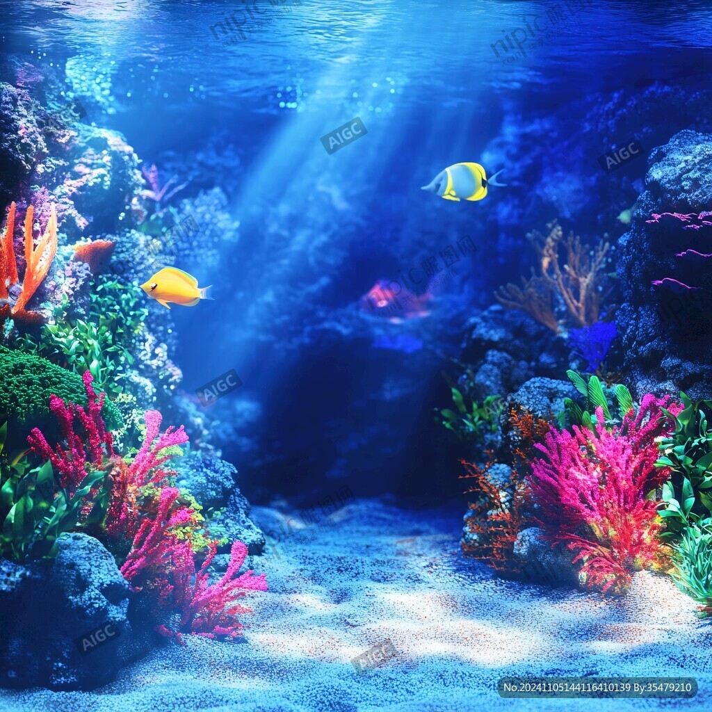 海底世界3d立体背景