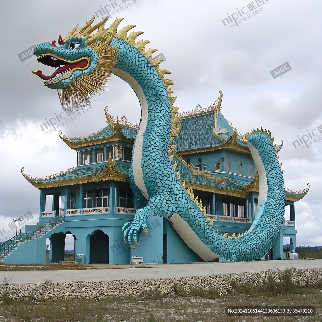 特色建筑龙背房子