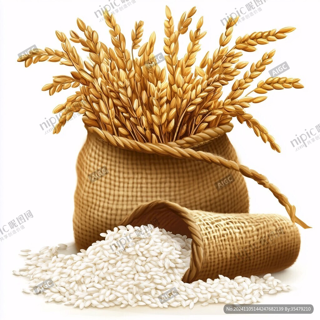 粮食包装素材粮食插画