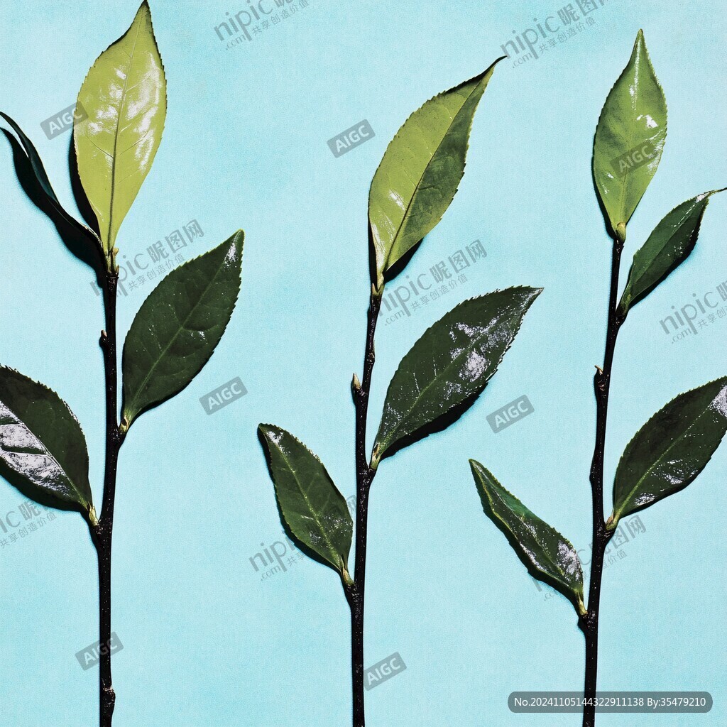 北欧绿植叶子