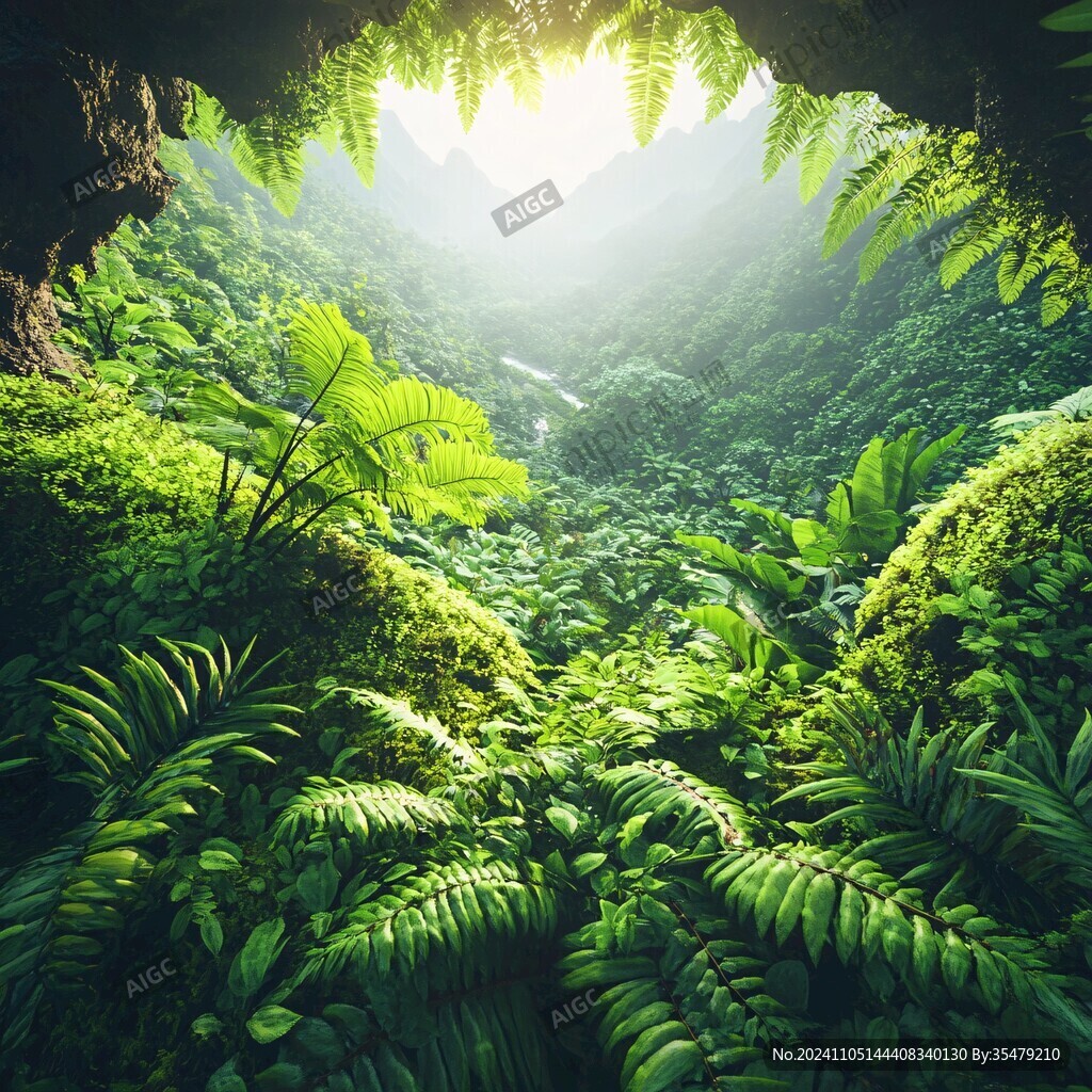梦幻绿色丛林