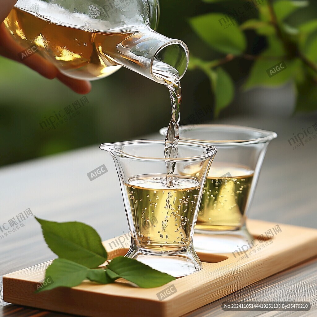 公道杯倒茶