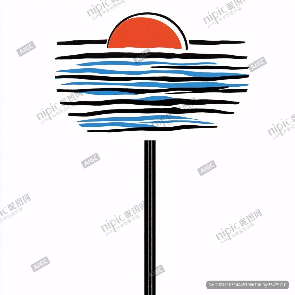 海浪导视牌