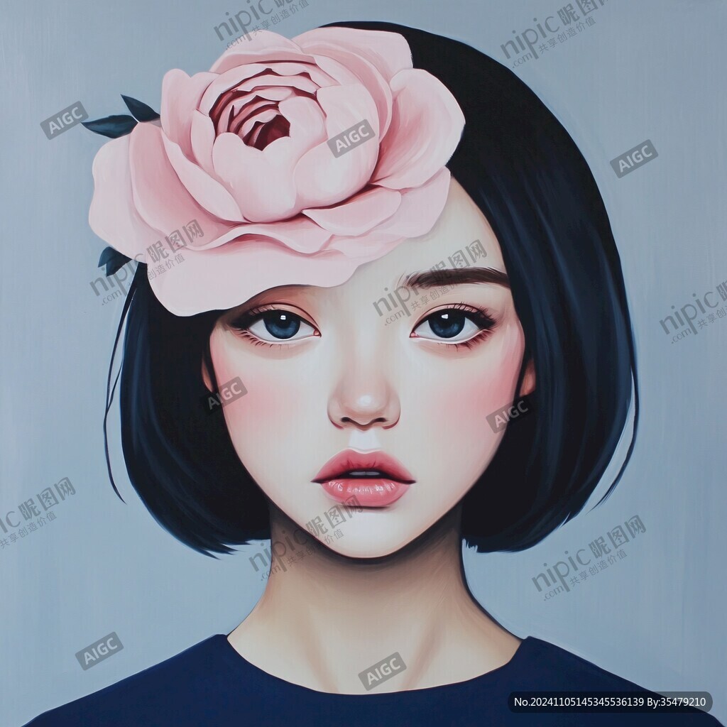 写实人物插画