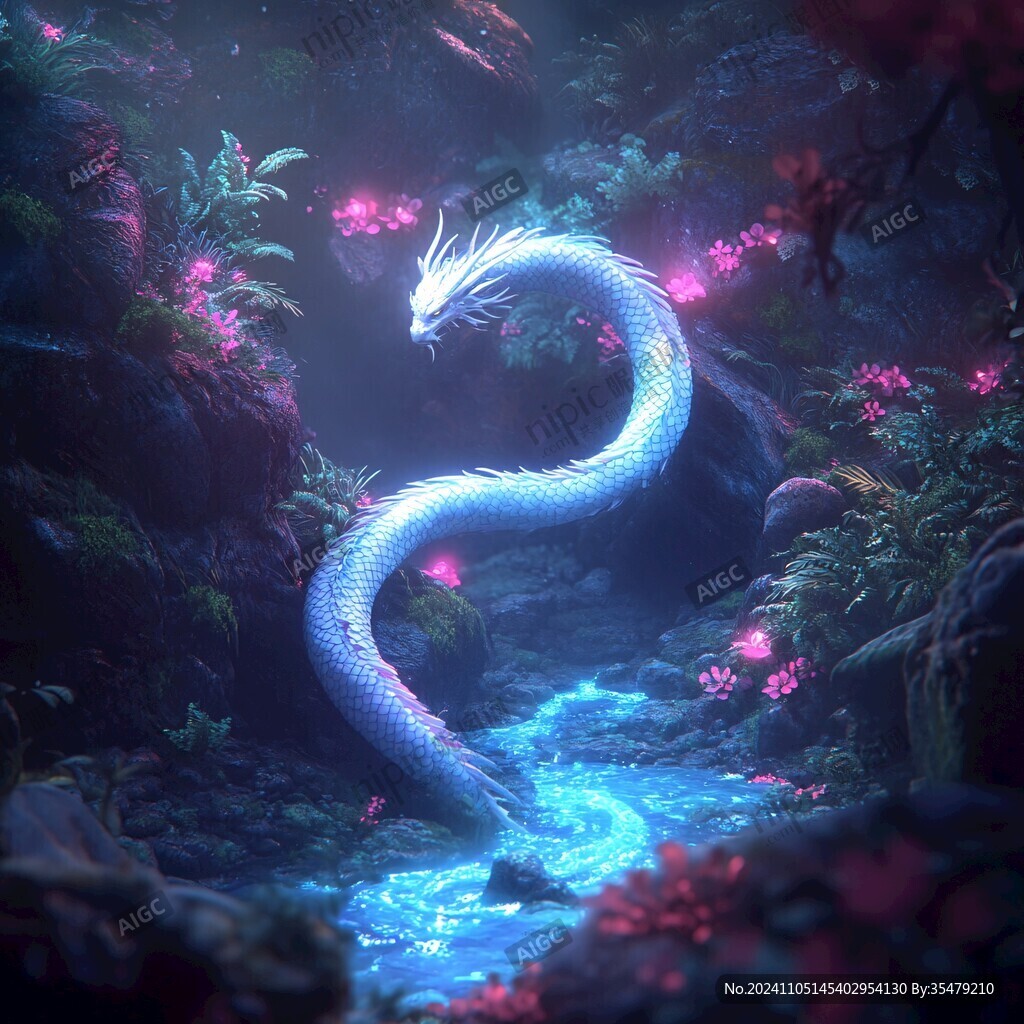 国潮风蛟龙得水