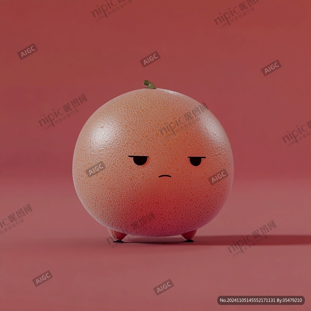 lowpoly橙子