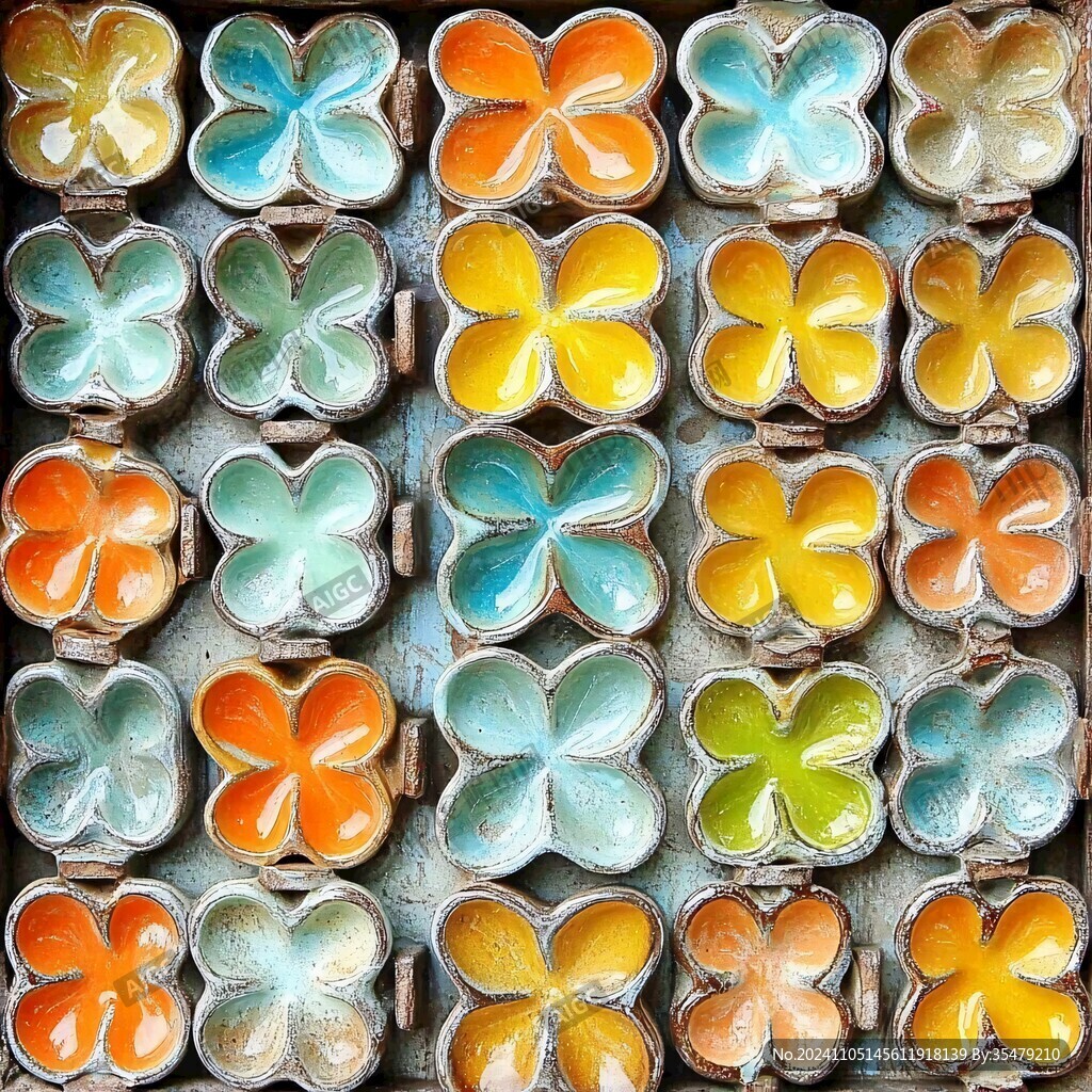 陶瓷小花