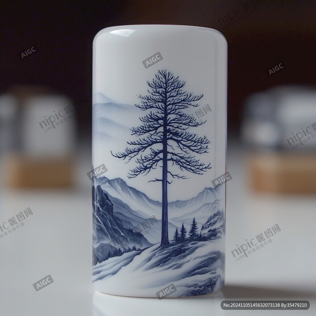 茶杯迎客松