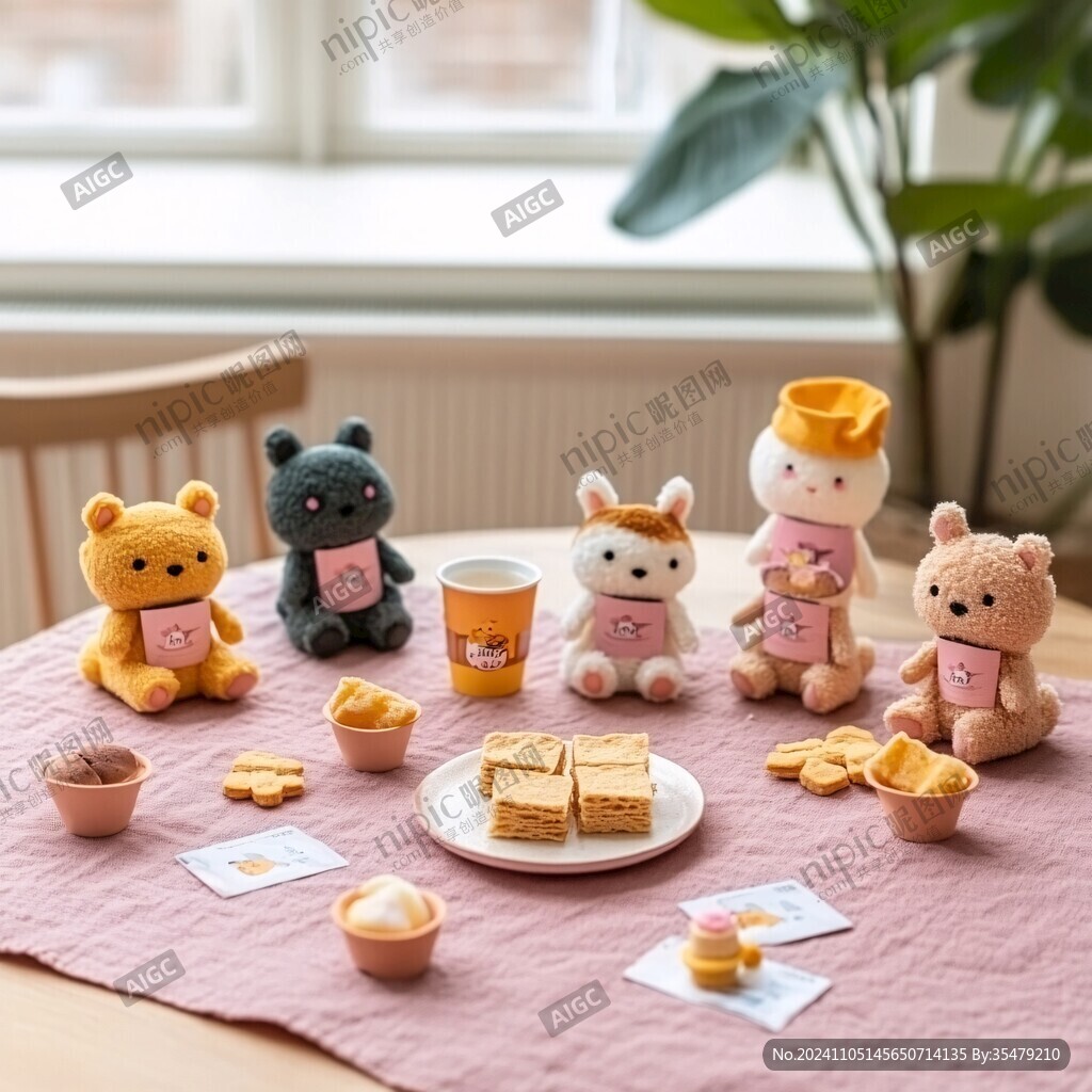 小熊造型食品