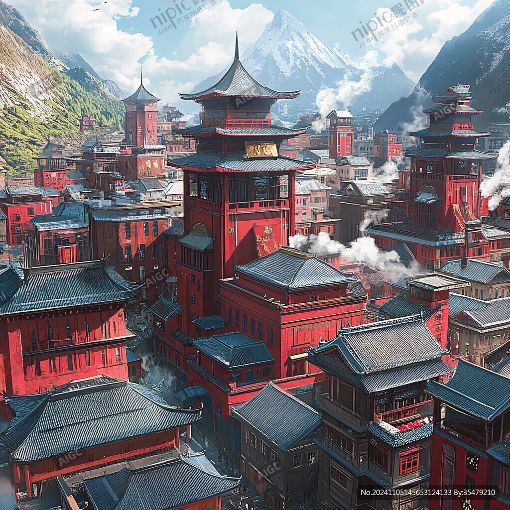 西域城市场景