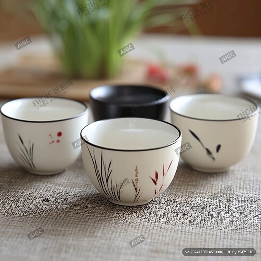 单杯茶具茶碗锔