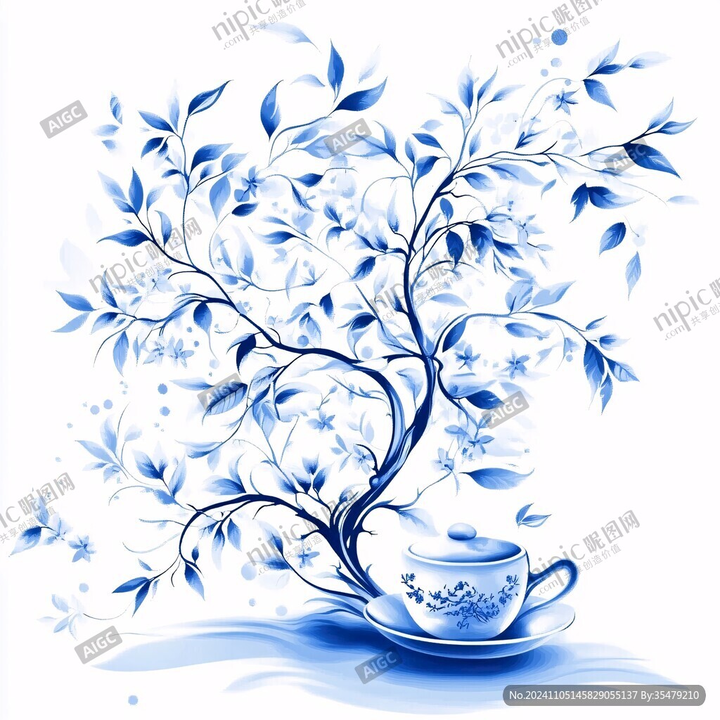 茶杯装饰画