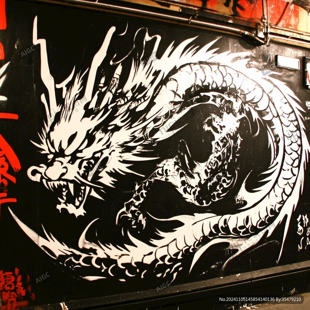 纹身店文身店飞龙龙王